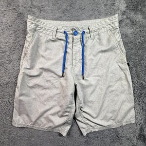 Oakley Mens 32 Board Shorts Swimming Beige 9" Inseam Drawstring Polyester